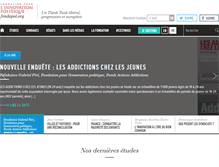 Tablet Screenshot of fondapol.org